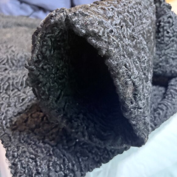 Vintage Persian Lamb Jacket w/ Fur Collar | Circa 1960 | Restyled Bomber - Picture 11 of 12